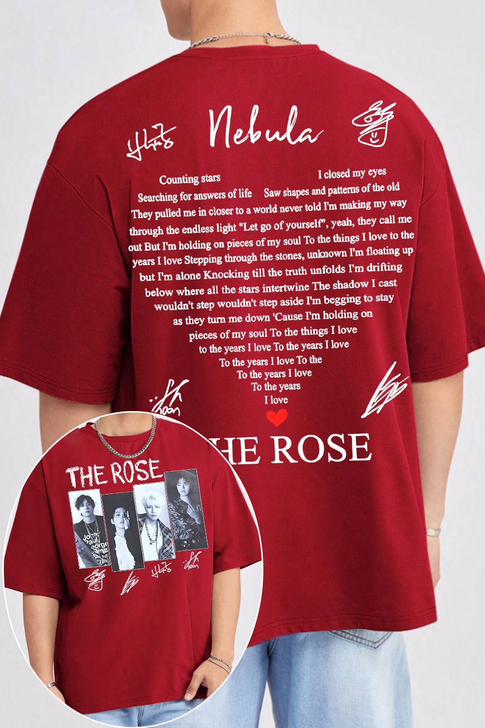 The Rose🥰 tee For Men