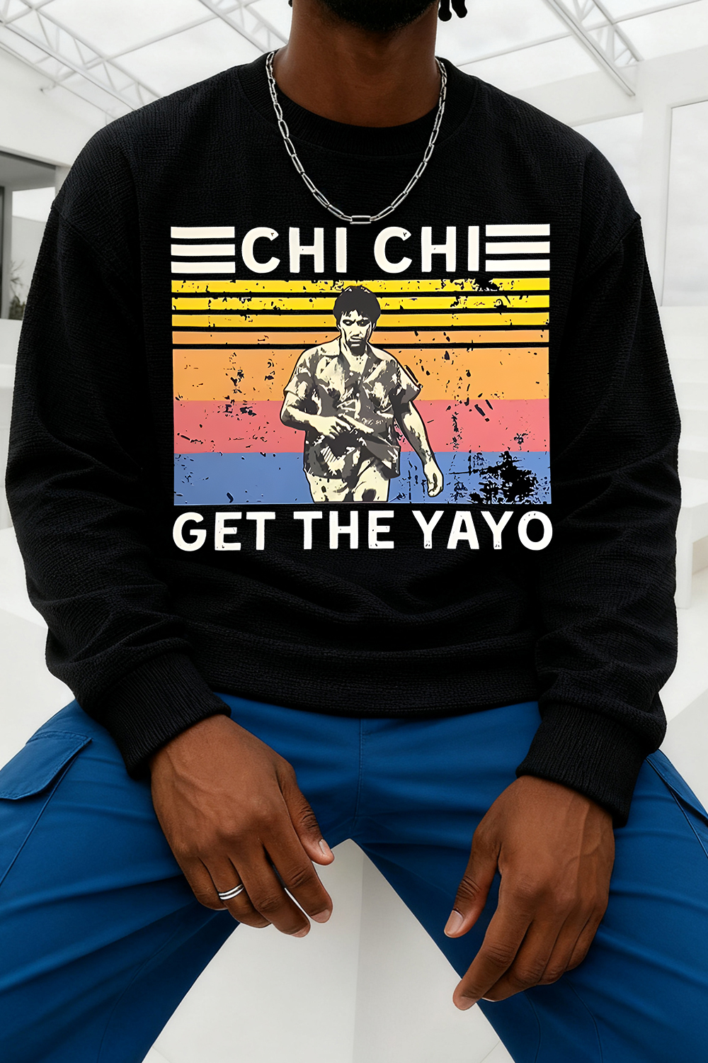 Scarface Movie Long-Sleeved Men T-Shirt