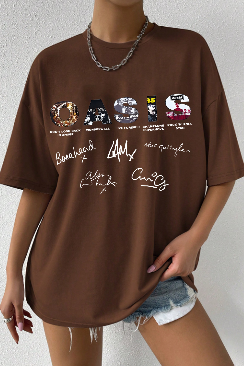 Oasis Unisex T Shirt Definitely Maybe Promo Official Reunion Tour 2025