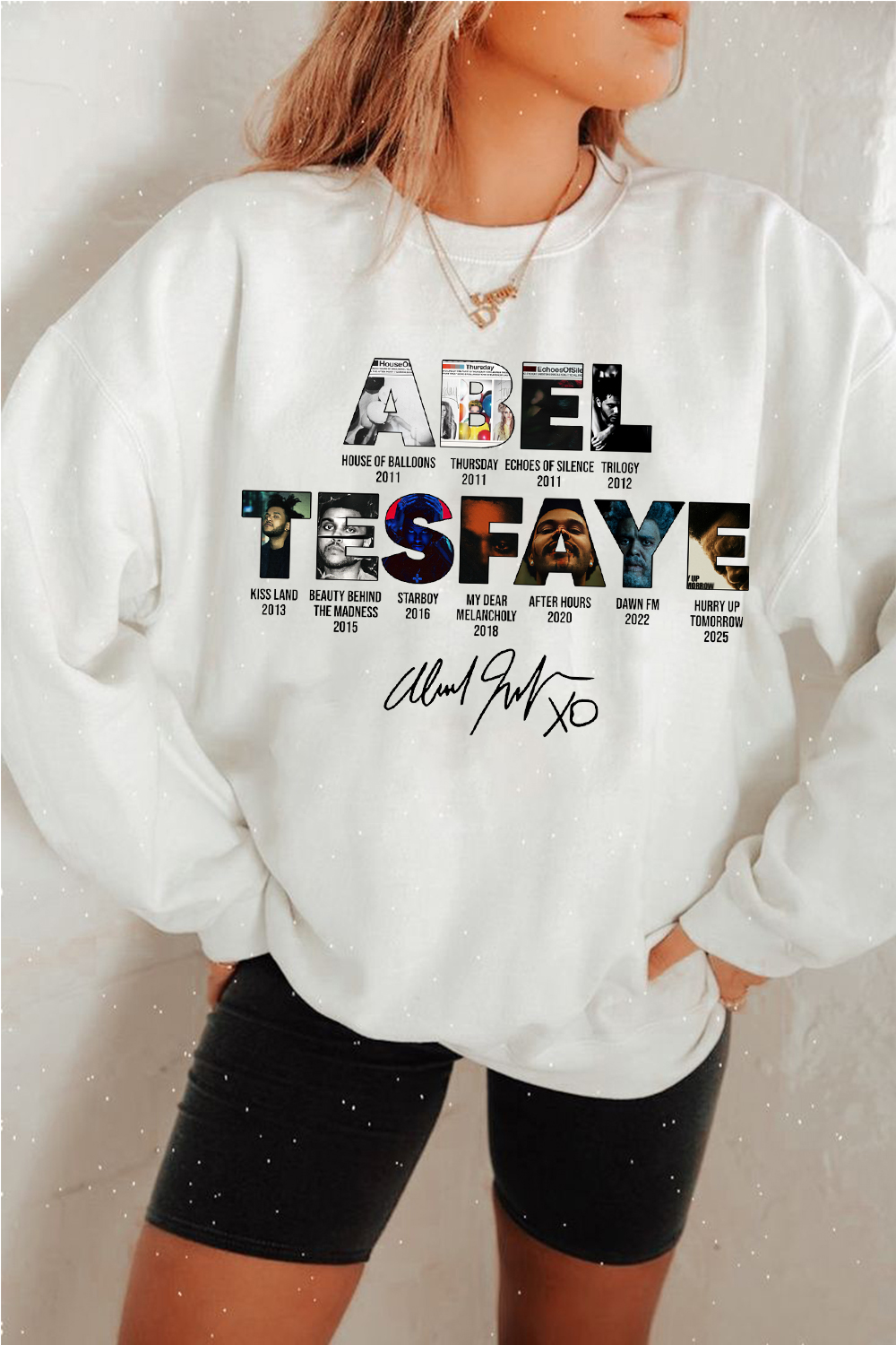 abeltesfaye Theweeknd Women Sweatshirt