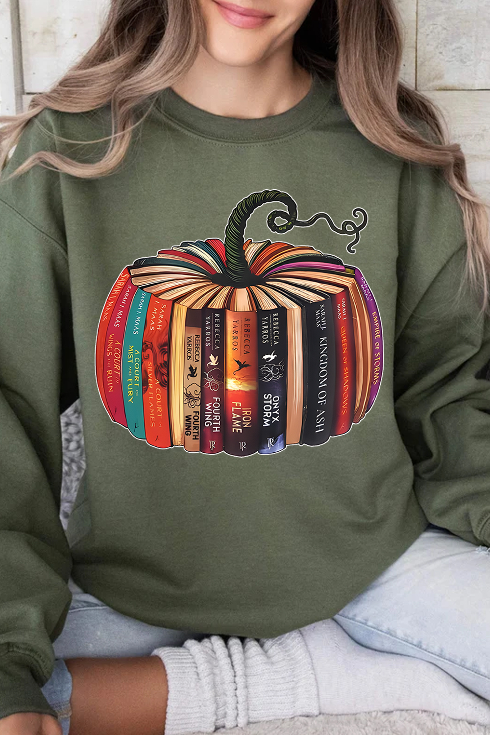 Halloween Acotar Fourthwing Sweatshirt