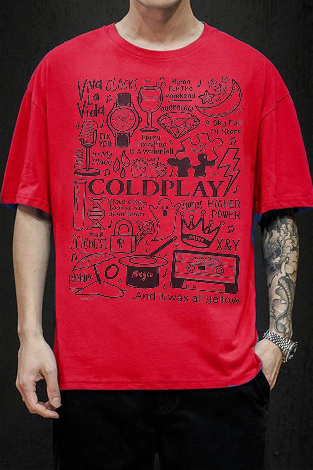 coldplay  shirt