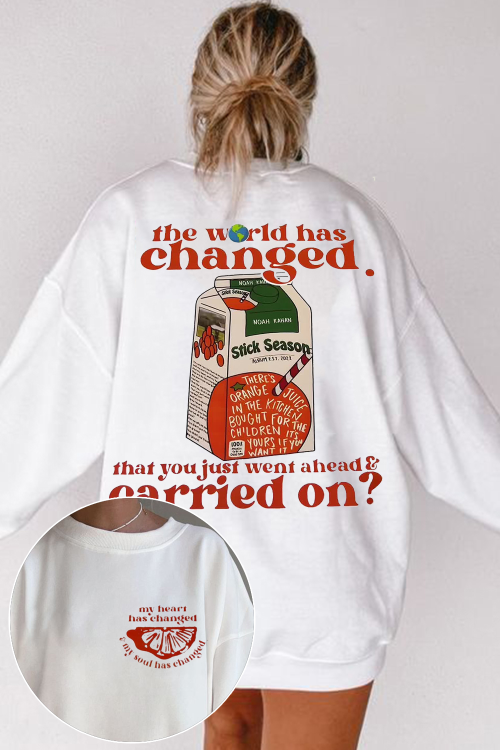 My Heart Has Changed Women's Round Neck Sweatshirt