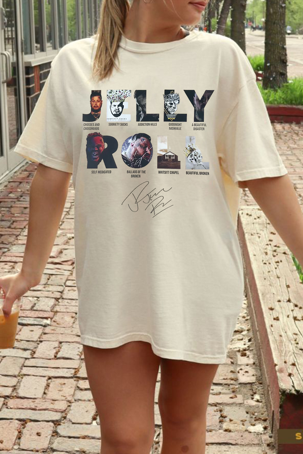 Jellyroll short-sleeved ladies T-shirt