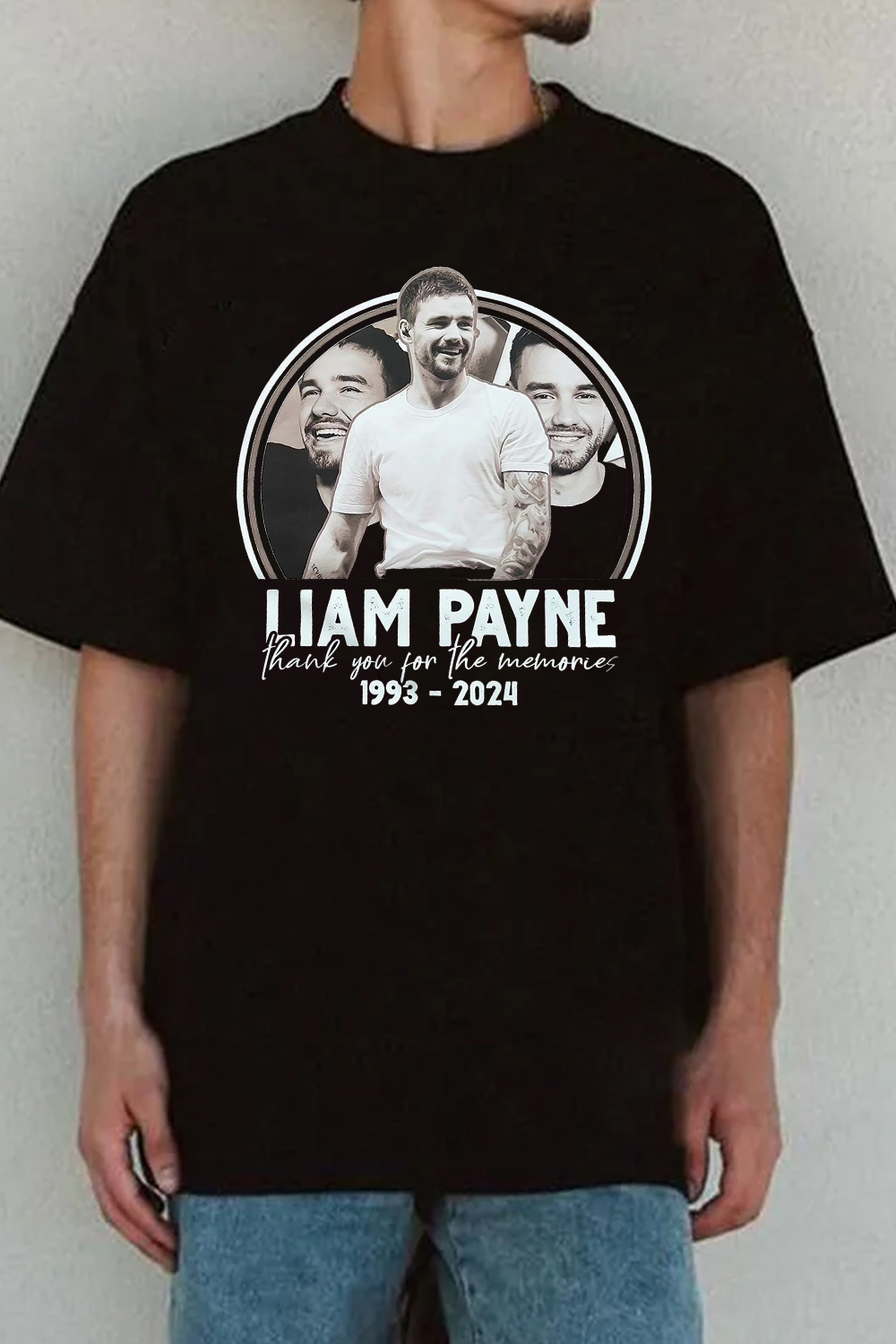 Singer Printed Round Neck Casual Short Sleeve T-Shirt