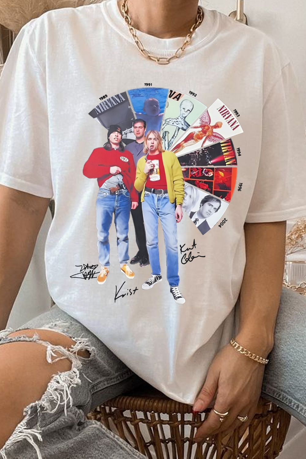 Nirvana Fan check this shirt For Women