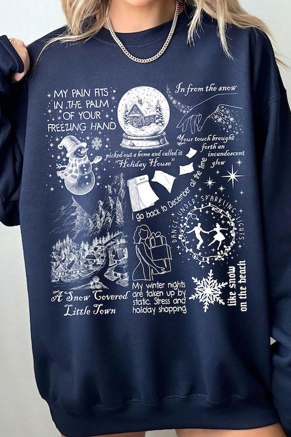 T S Song Lyrics, Cozy Shirt Swiftie, Swiftmas Shirt