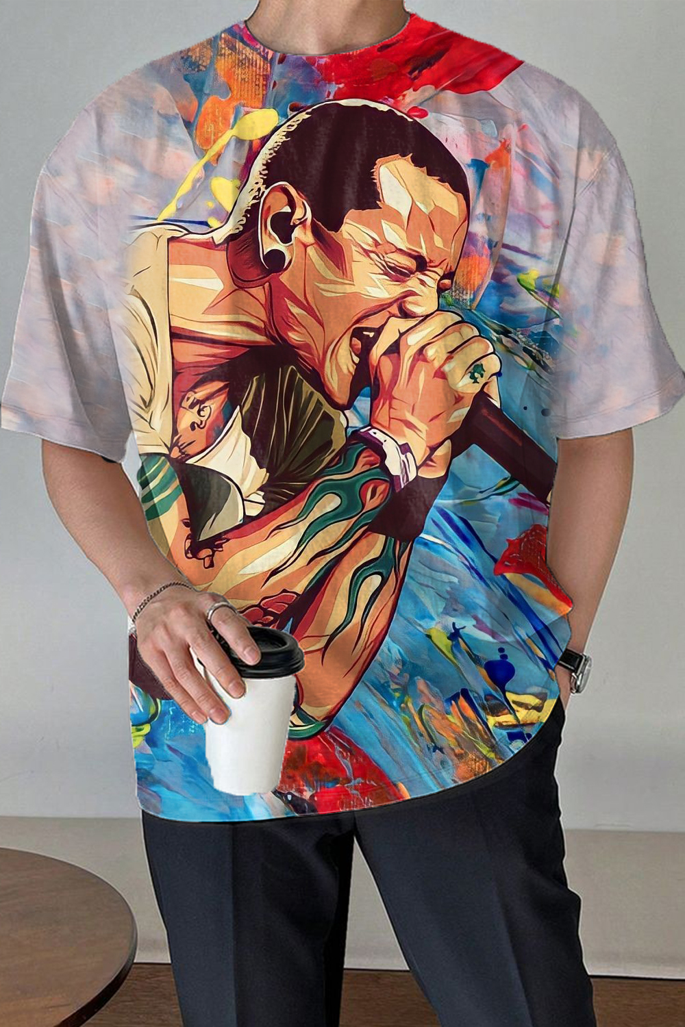 LP printed T-shirt