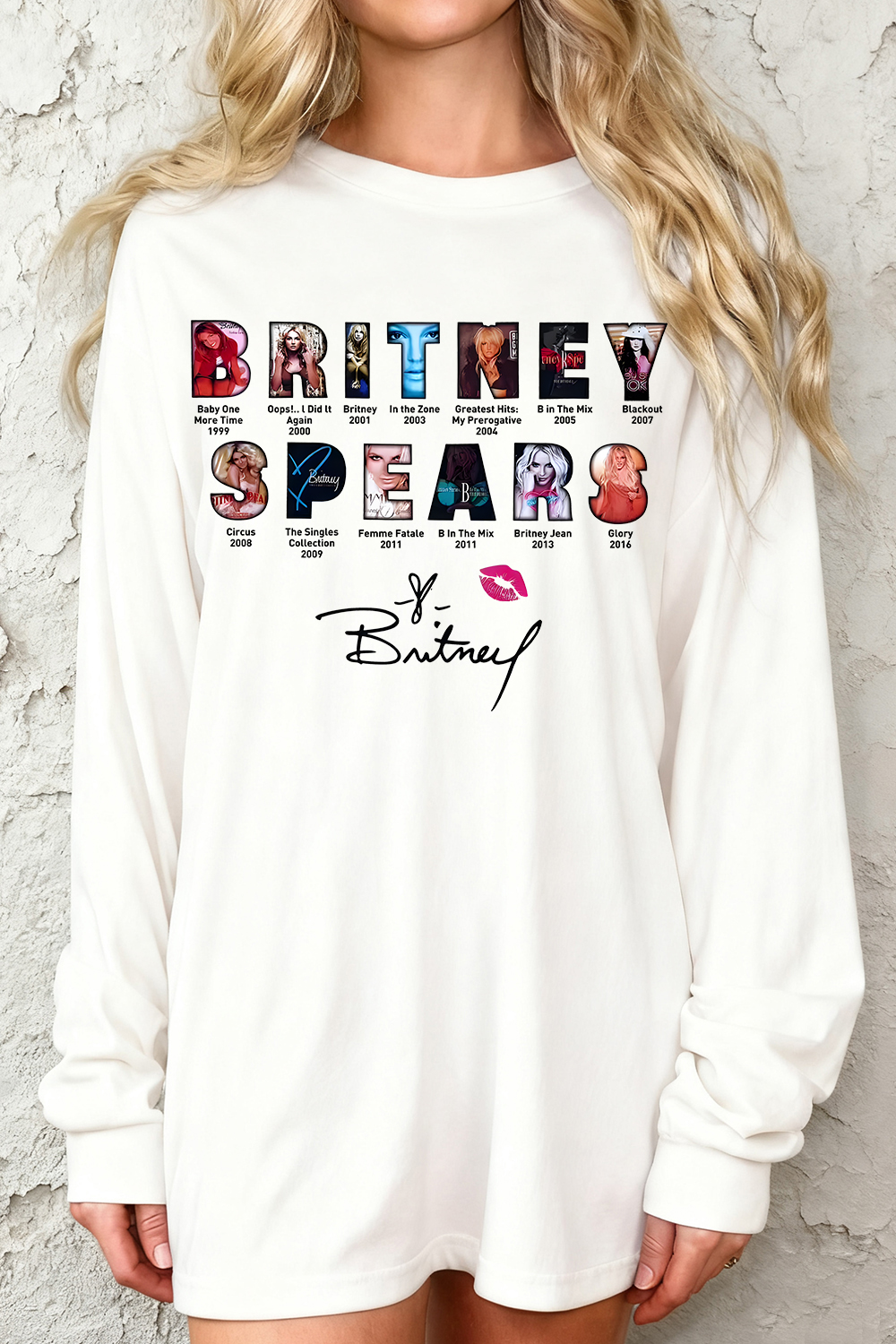 Britney Spears Long-Sleeved Women T-Shirt