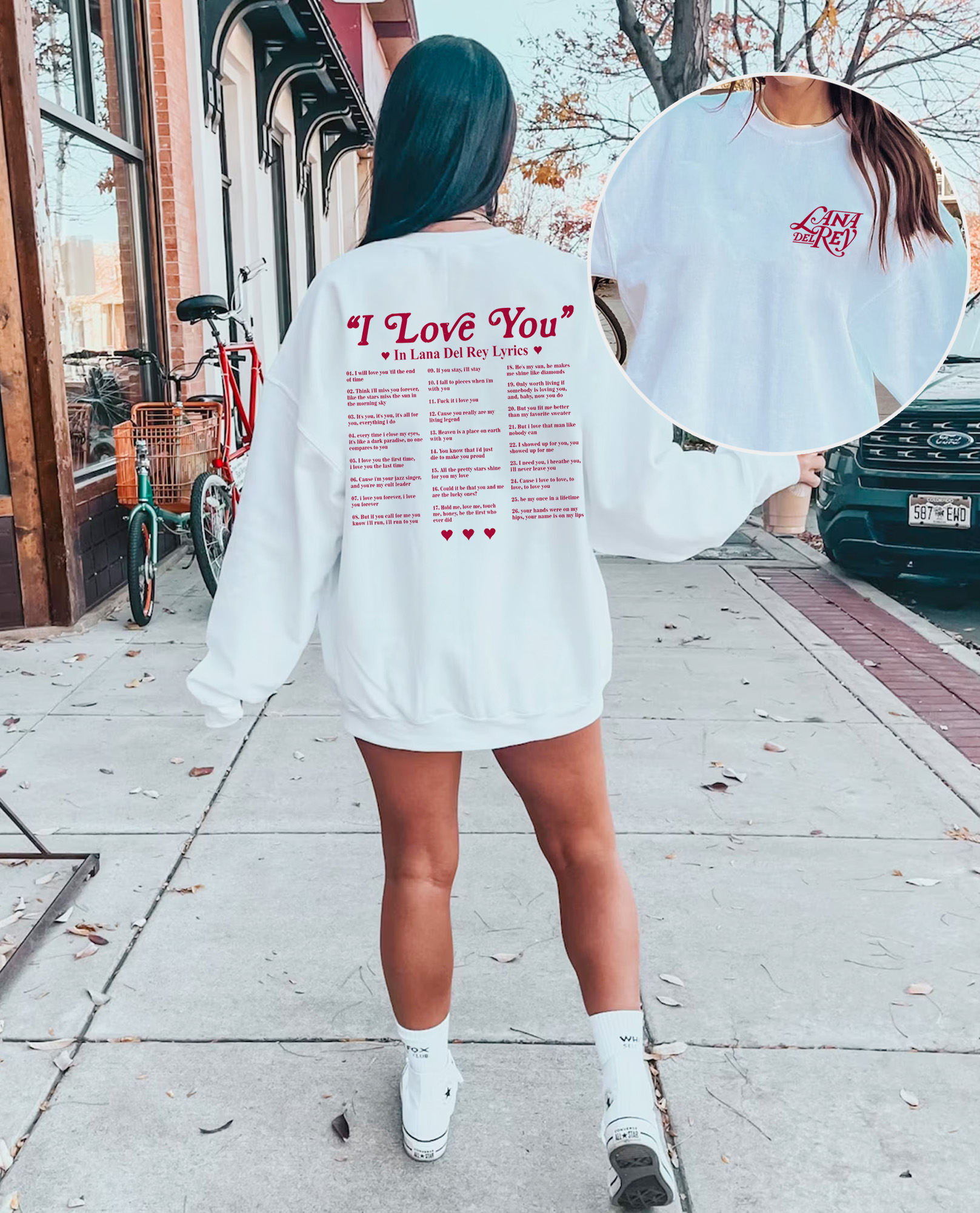Lana Del Rey – I Love You Tee  For Women