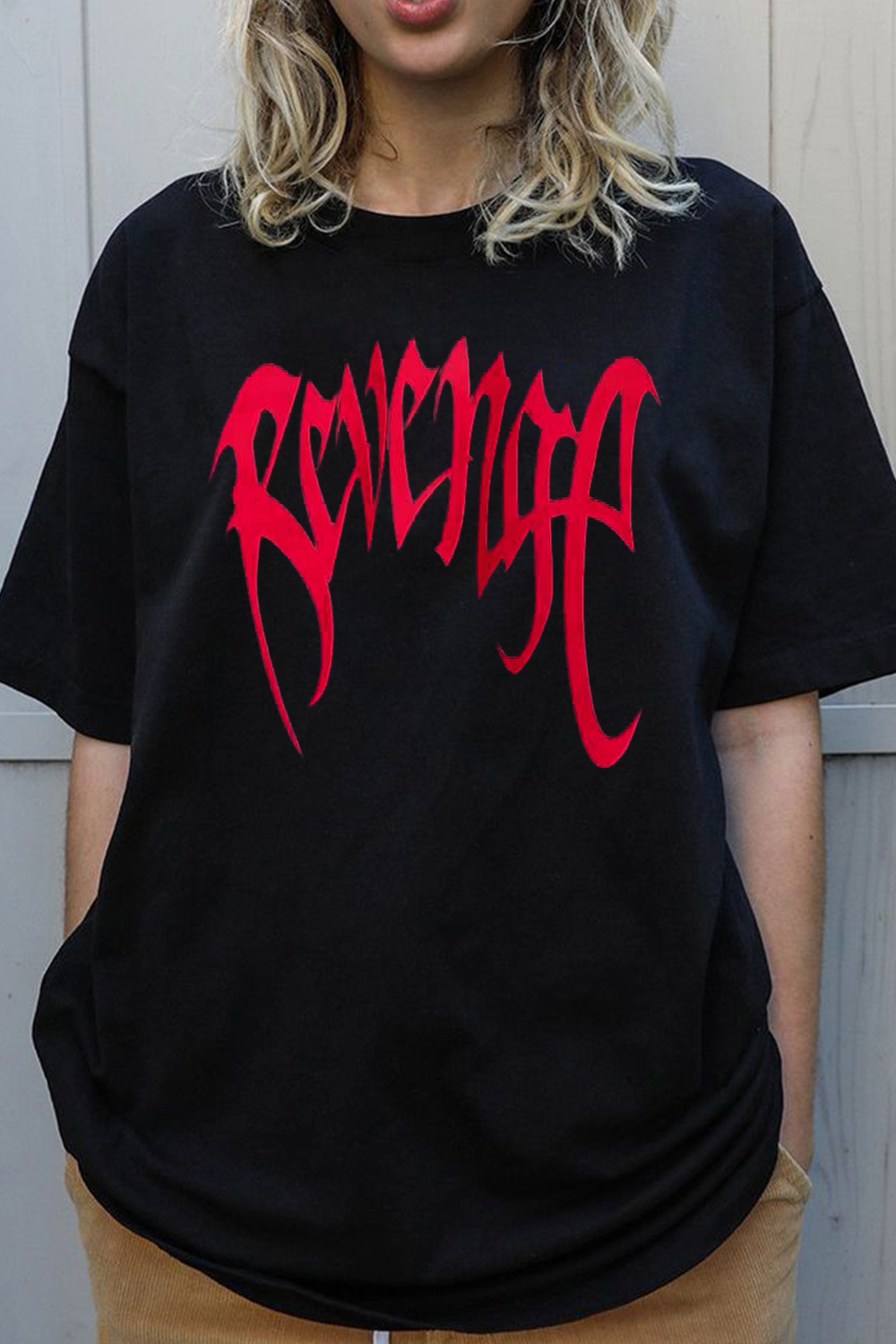 xxxtentacion personalized letter print short-sleeved T-shirt