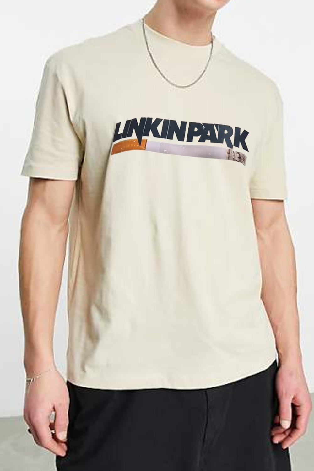 Personalized Front And Back Printed Round Neck Casual Short-Sleeved T-Shirt