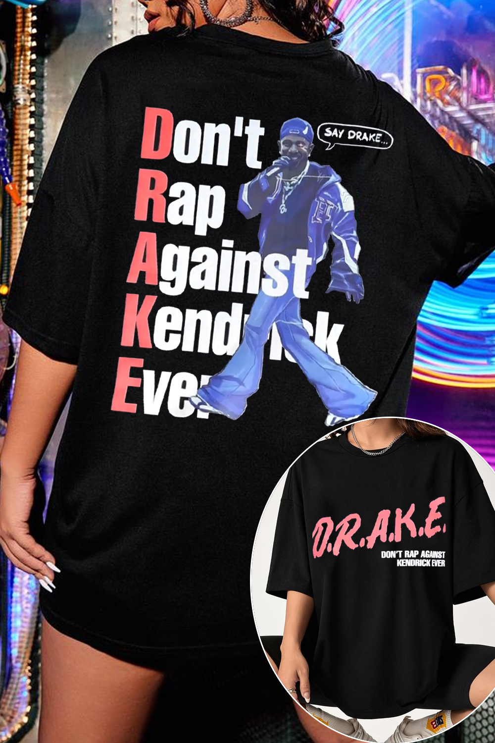 Say Drake short sleeve t-shirt for women