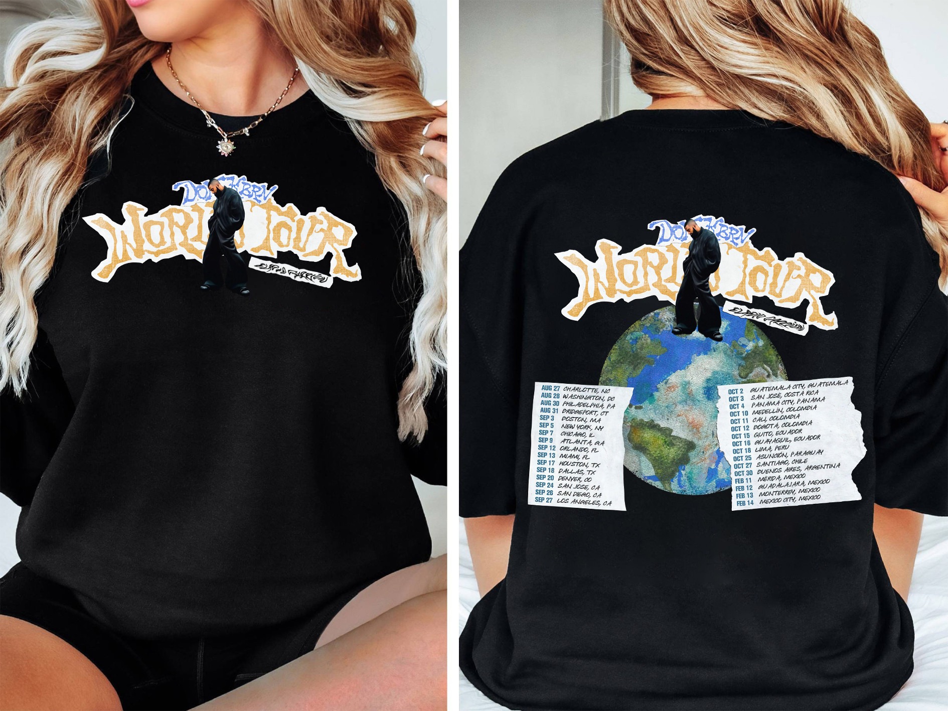 DON KBRN Tour 2025 Shirt, Eladio Carrión T-Shirt AnniTee