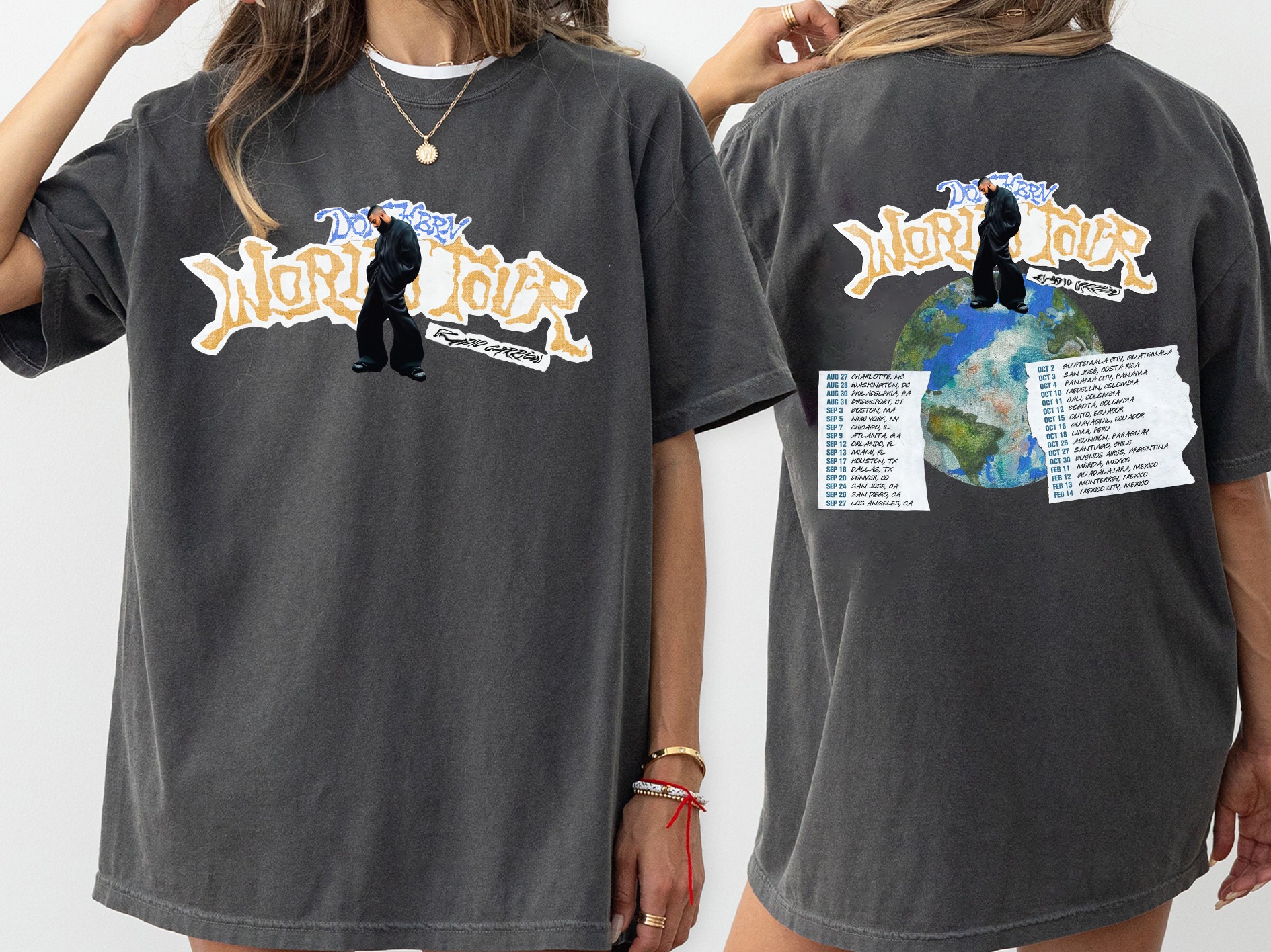 DON KBRN Tour 2025 Shirt, Eladio Carrión T-Shirt AnniTee