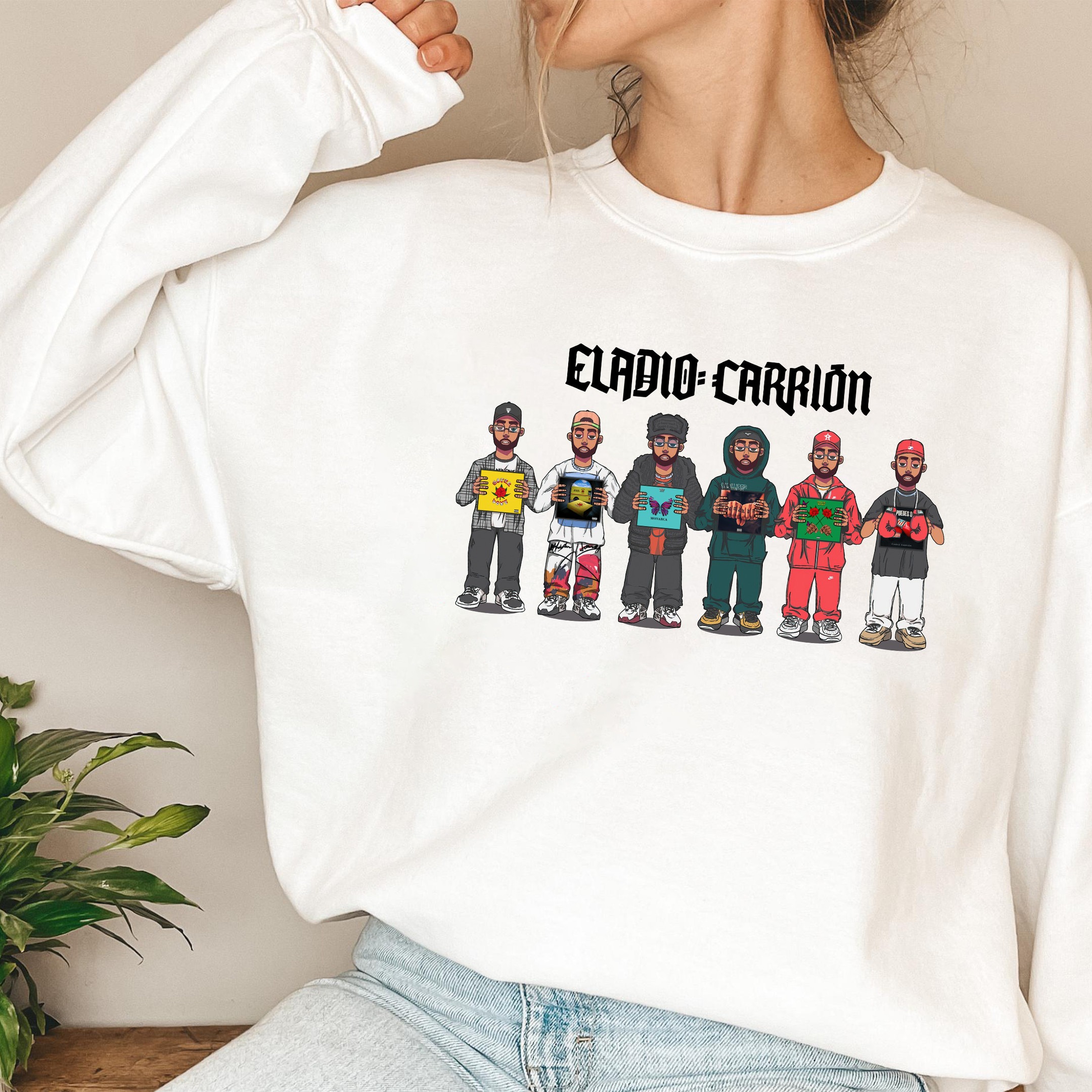 Chibi Art Eladio Carrión Shirt, Eladio Carrión Sweatshirt