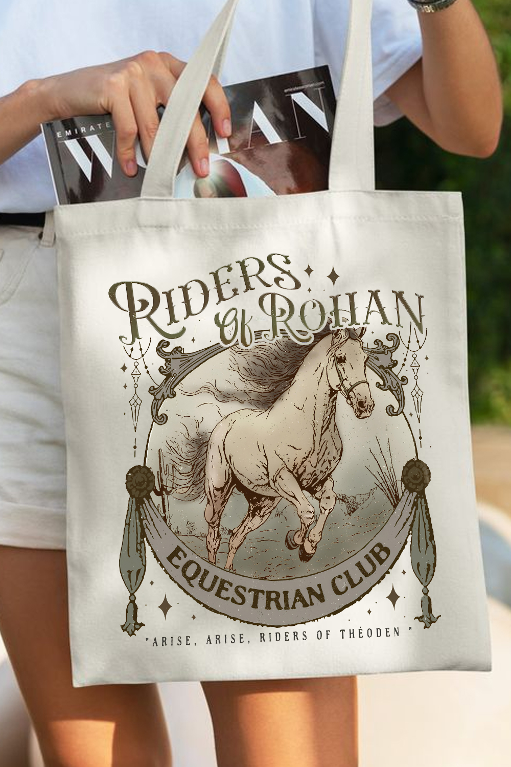 Riders Of Rohan Equestrian Club Tote Bag