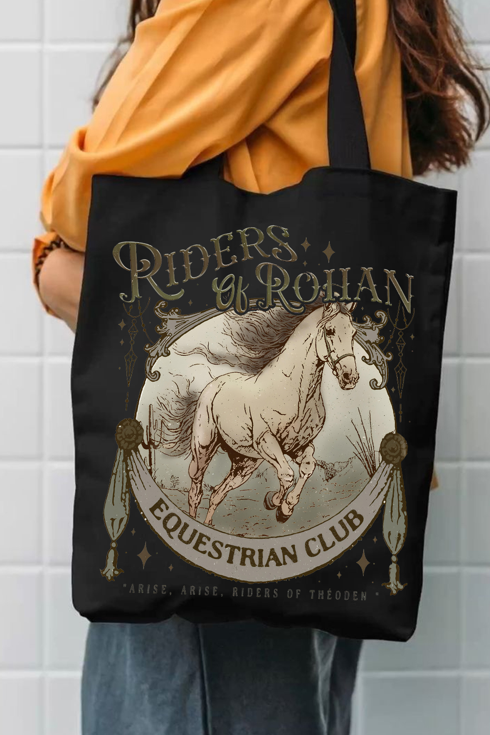 Riders Of Rohan Equestrian Club Tote Bag