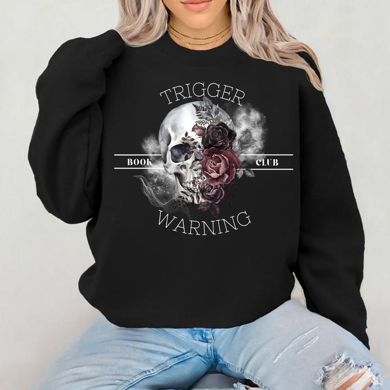 triggerwarning crew neck sweatshirt