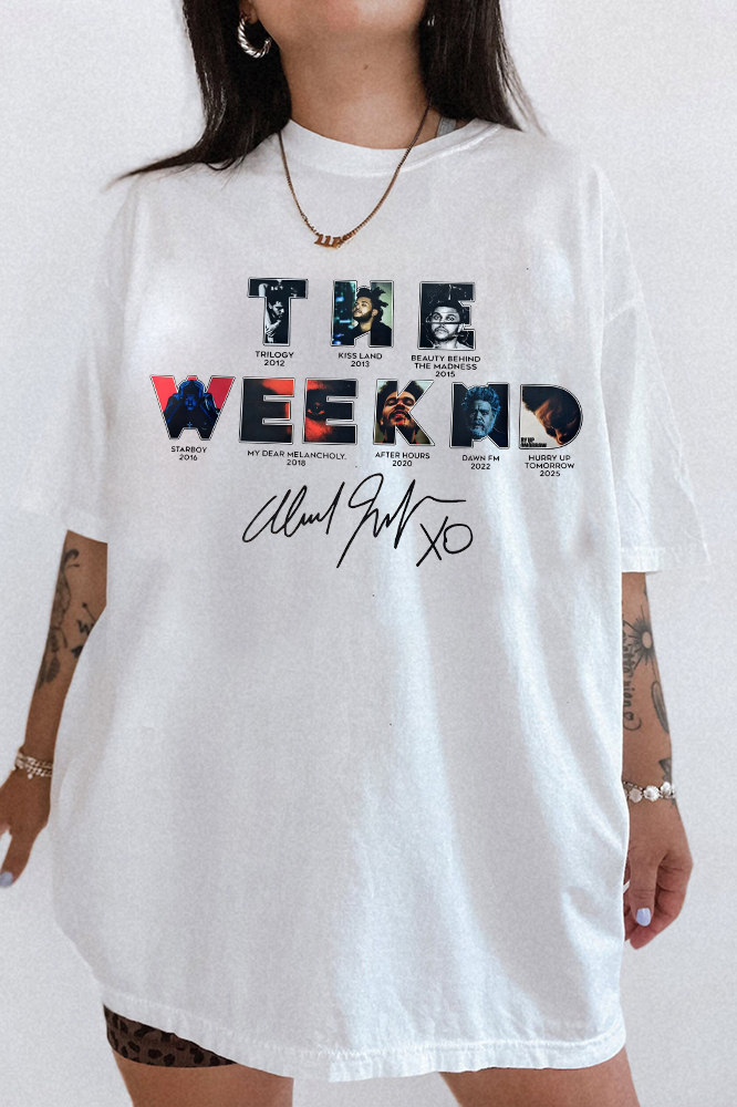 Theweeknd 2025 print Tee/Sweatshirt/Hoodie