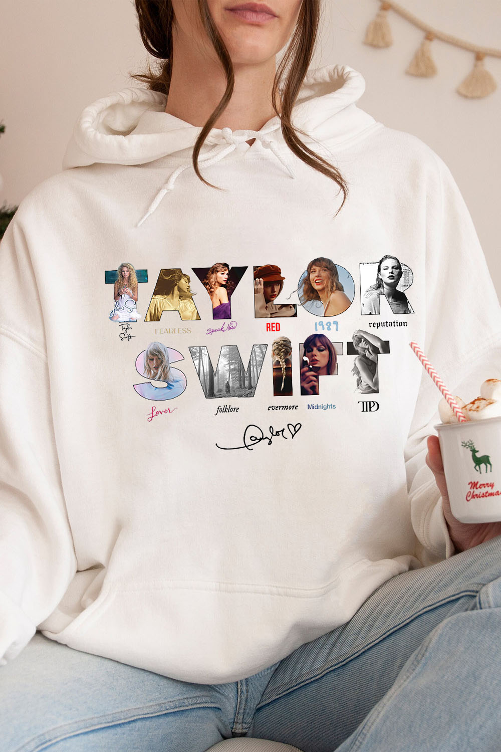 T S Album Cover Hoodie