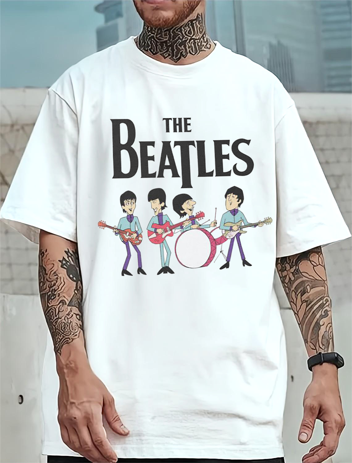 The Beatles Classic Vintage Cartoon Youth T-shirt