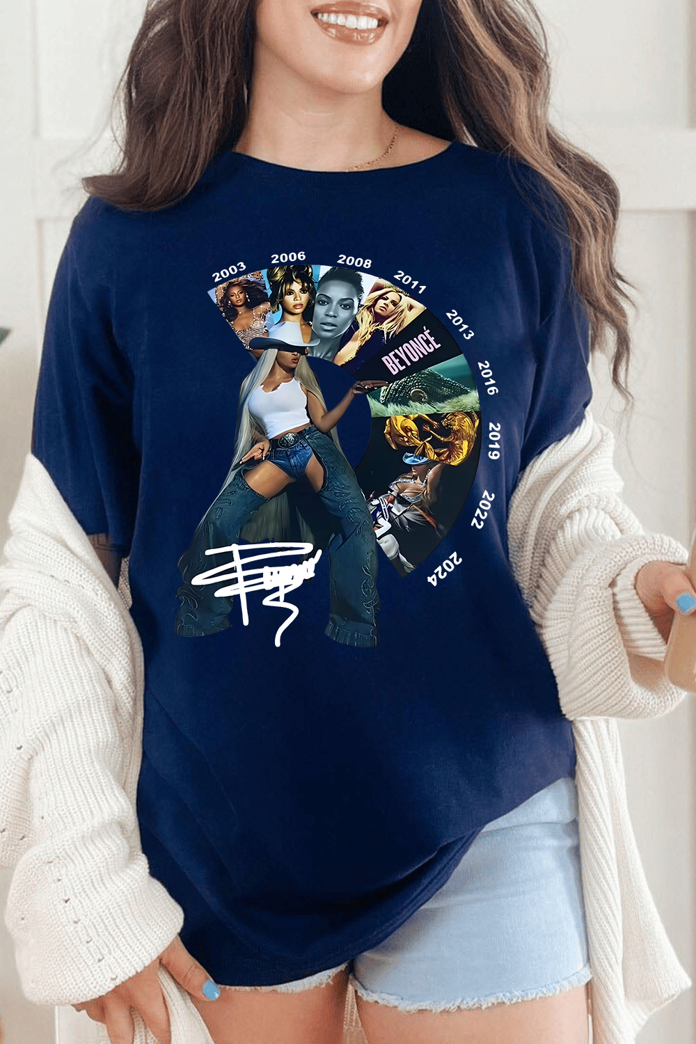 Beyonc�� Carter Cowboy Tour Album Tee For Women