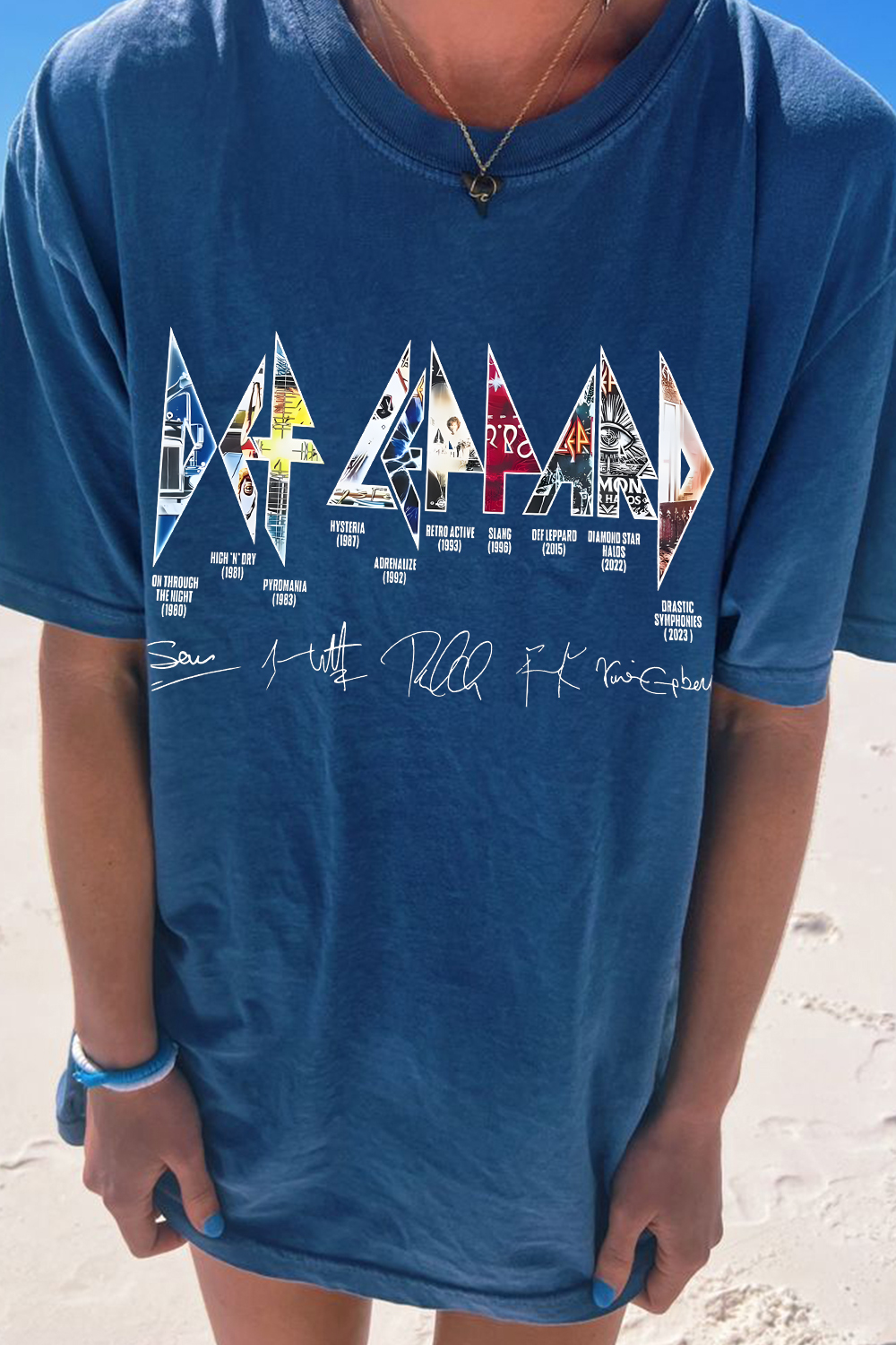 DEF LEPPARD Album T-shirt For Women