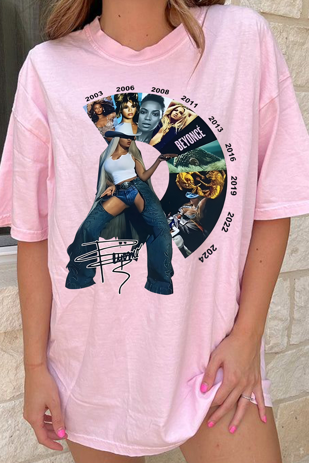 Beyonc�� Carter Cowboy Tour Album Tee For Women