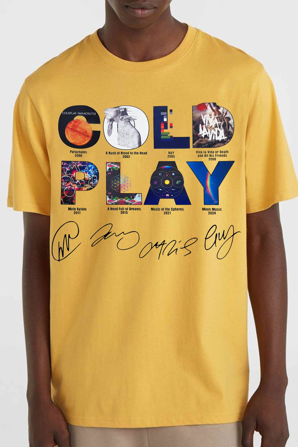 Coldplay shirt For men