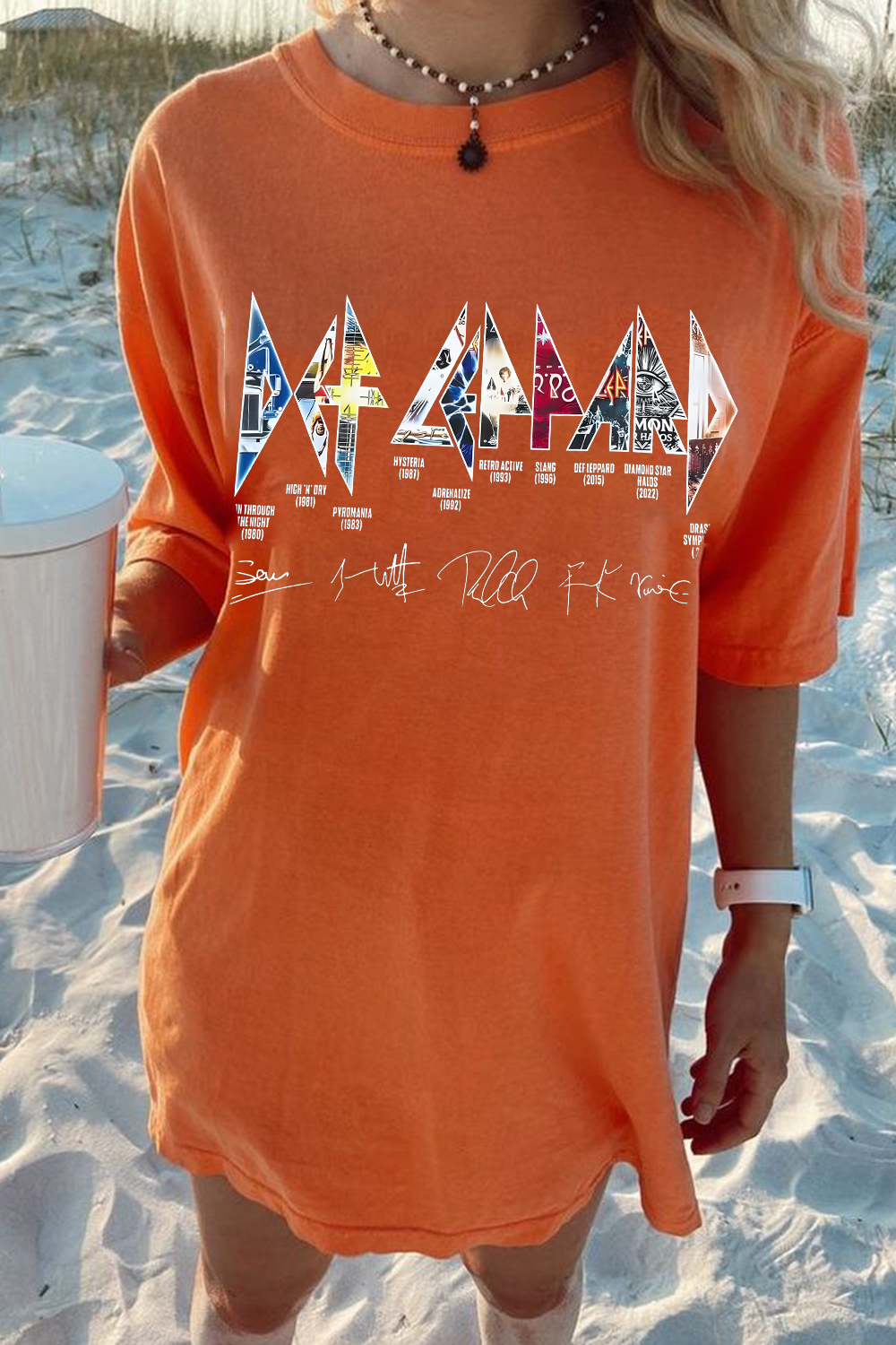 DEF LEPPARD Album T-shirt For Women