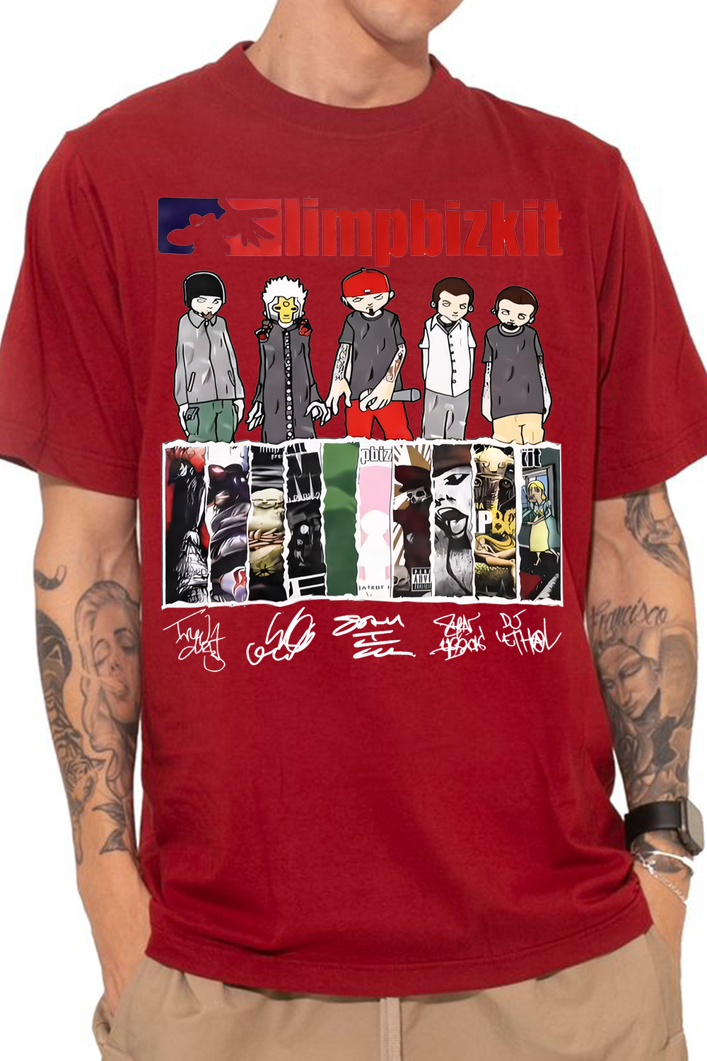 limpbizkitconcert printed Tee