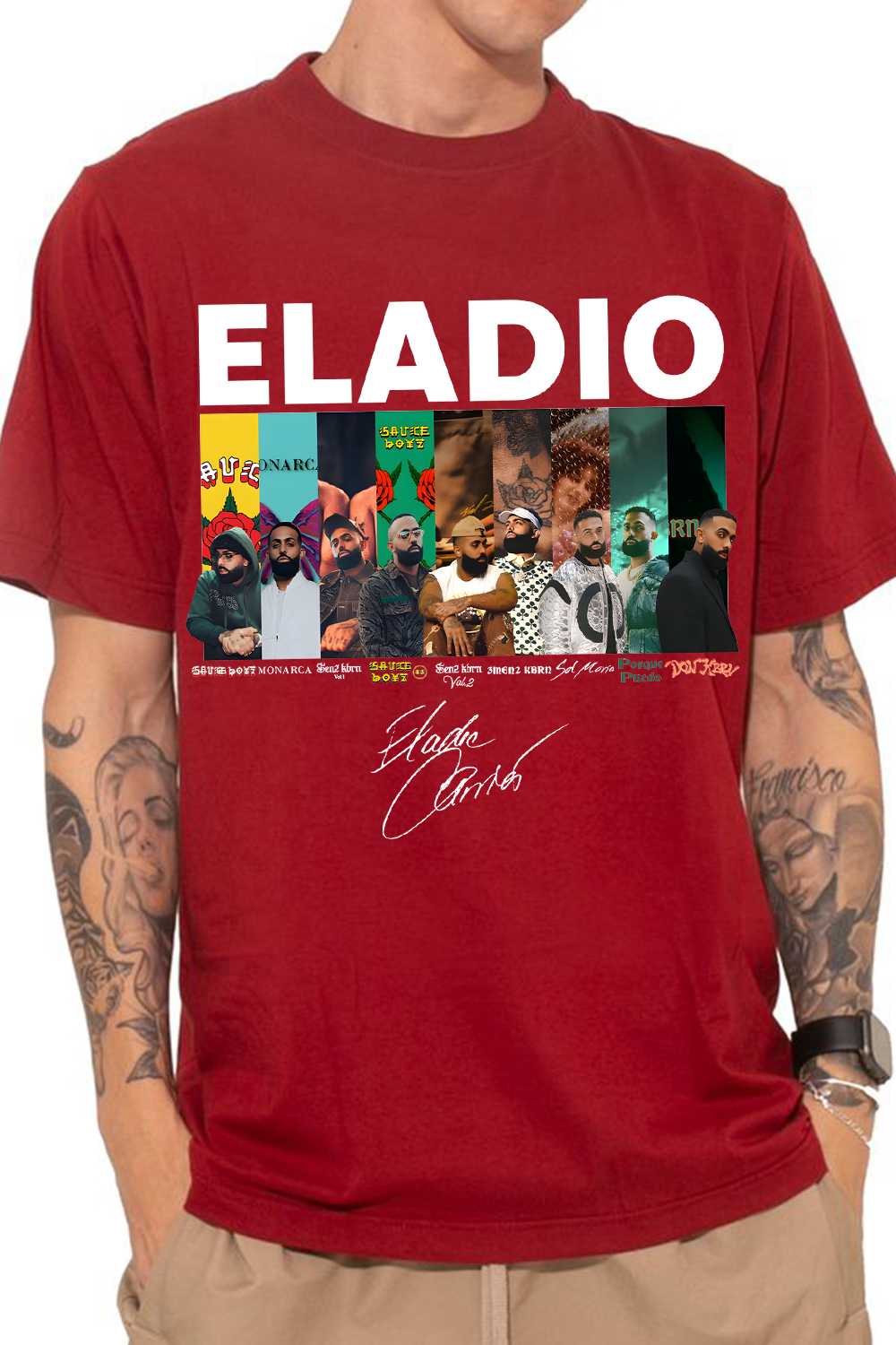 Graphic Album Eladio Shirt, Eladio Carrión Unisex T-Shirt 