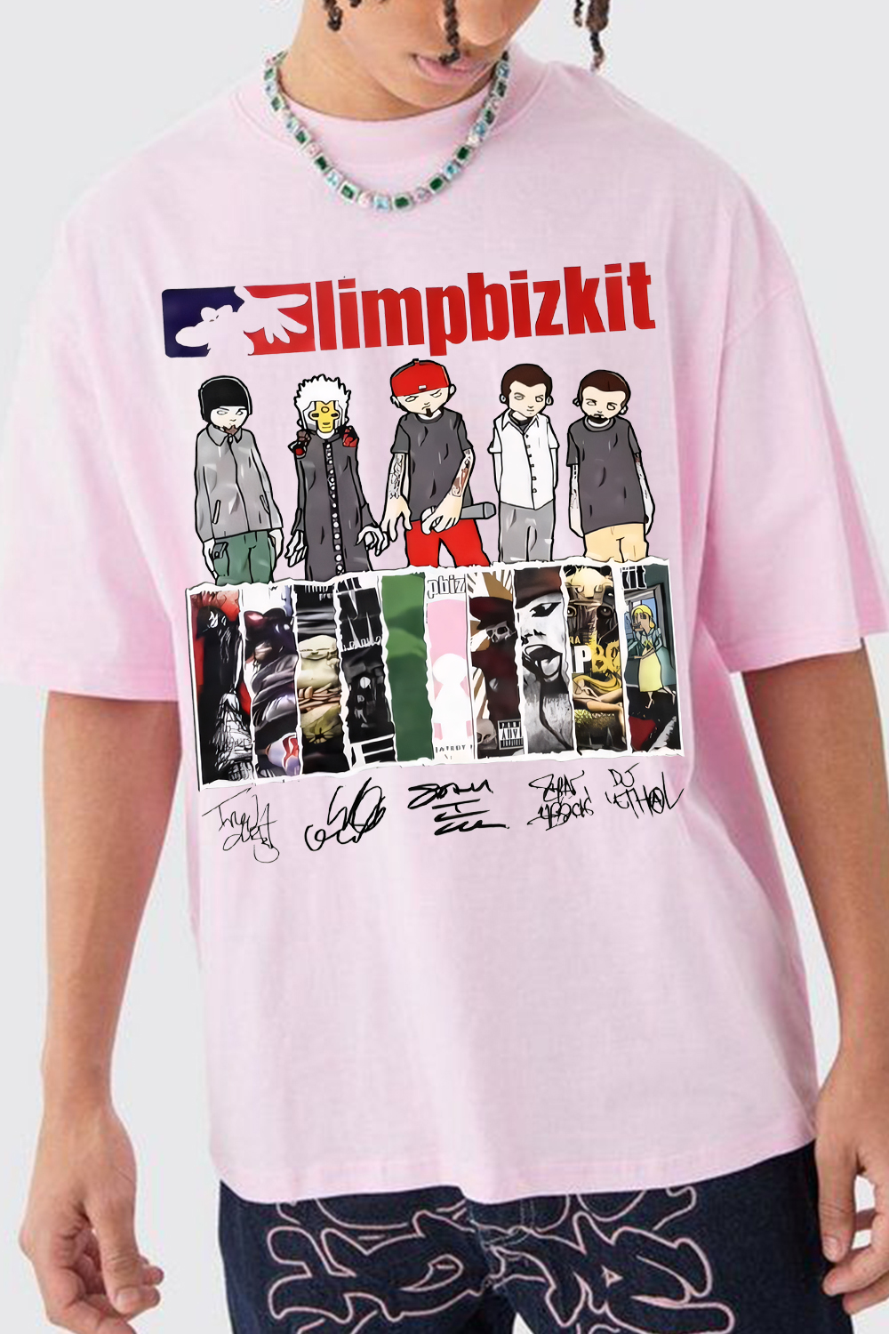limpbizkitconcert printed Tee