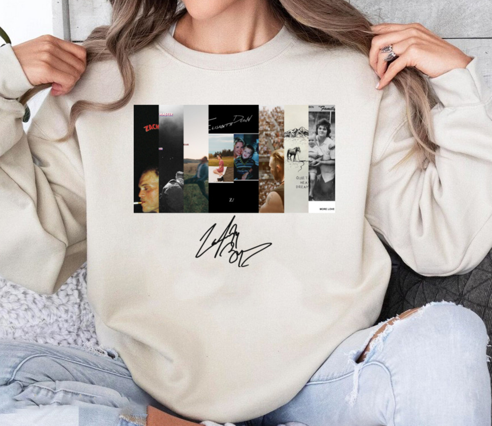 Zach Bryan Collection With Signature Sweatshirt
