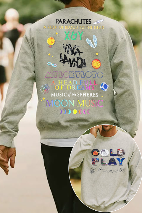 Coldplay shirt Both Side Sweatshirt