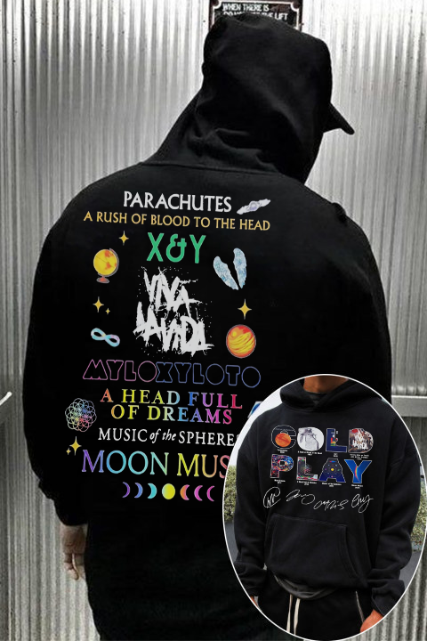 Coldplay shirt Both Side Hoodie