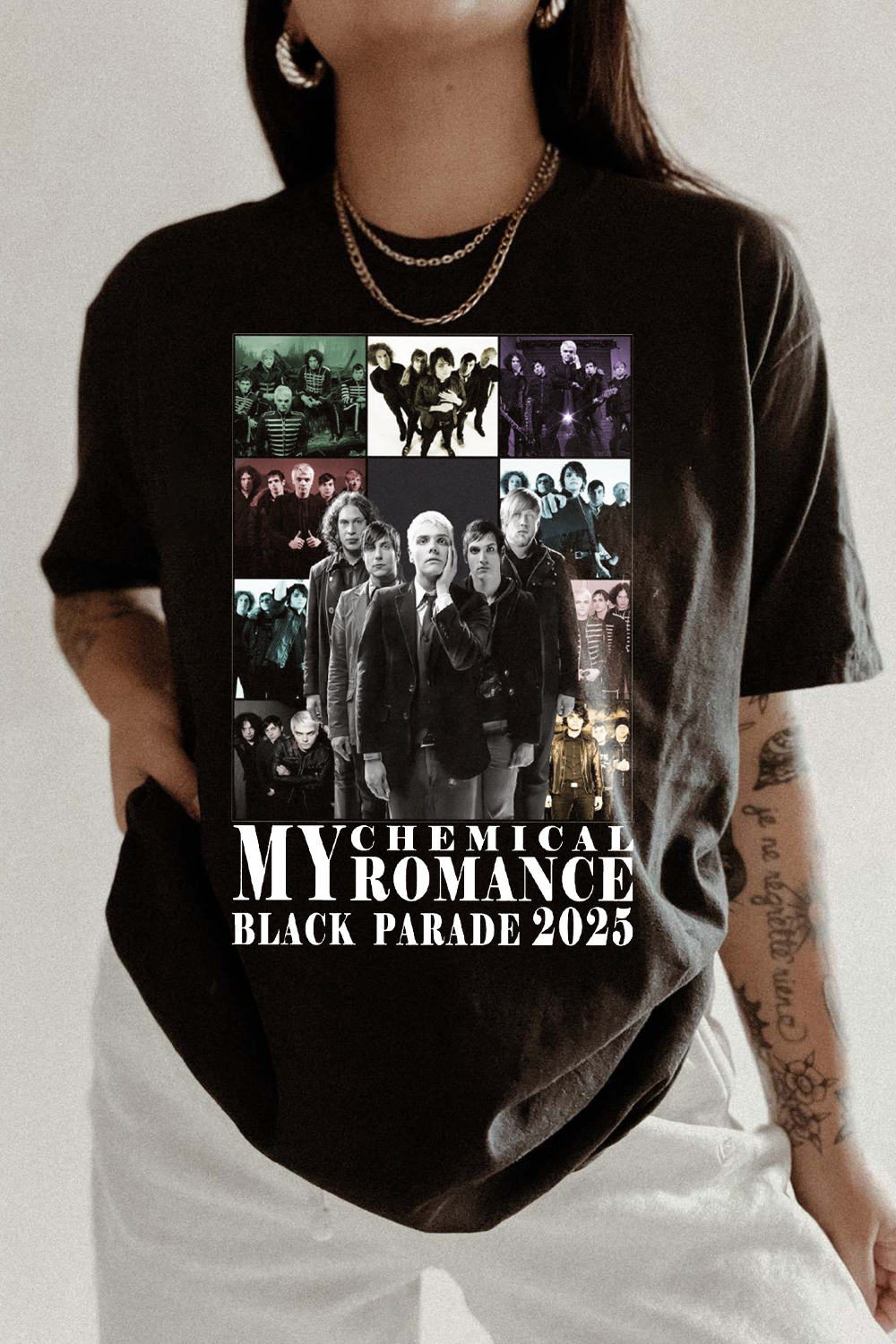 ��LONG LIVE THE BLACK PARADE�� 2025 tour  MCR shirt For Women