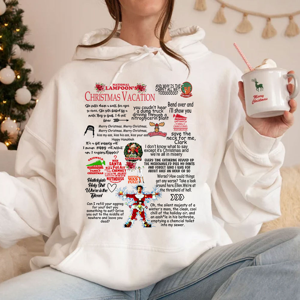 Christmas Vacation Rant National Lampoons  Hoodies For Women
