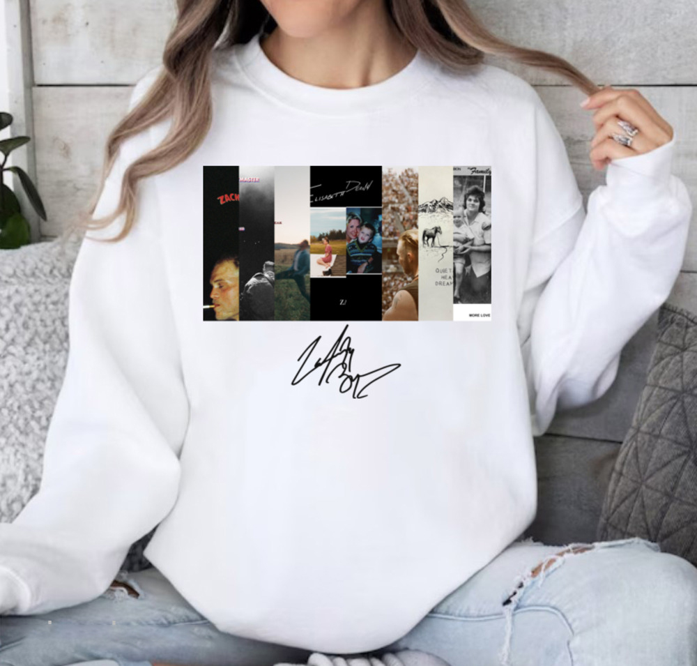 Zach Bryan Collection With Signature Sweatshirt