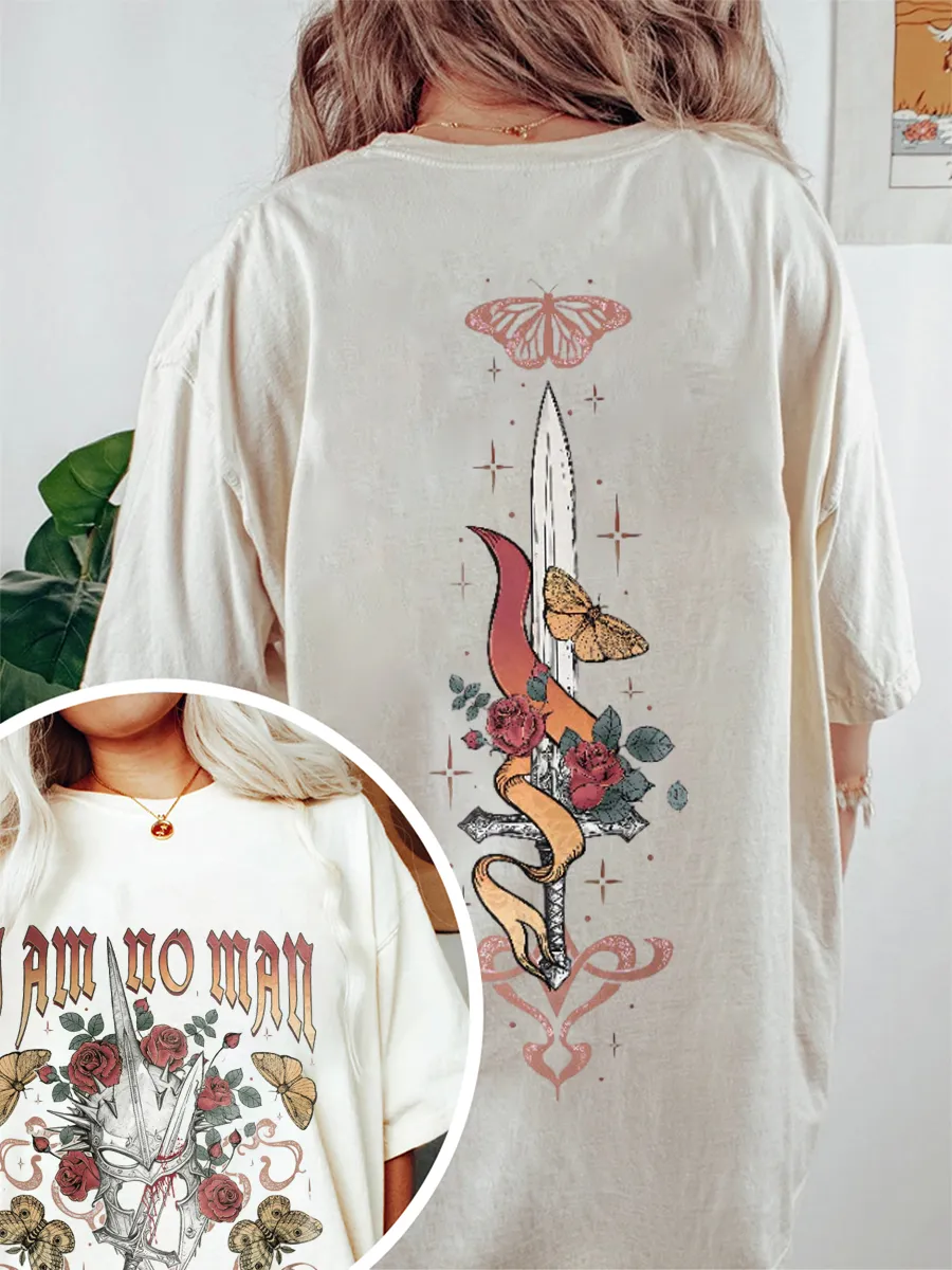 LOTR I Am No Man 2 Sides Shirt