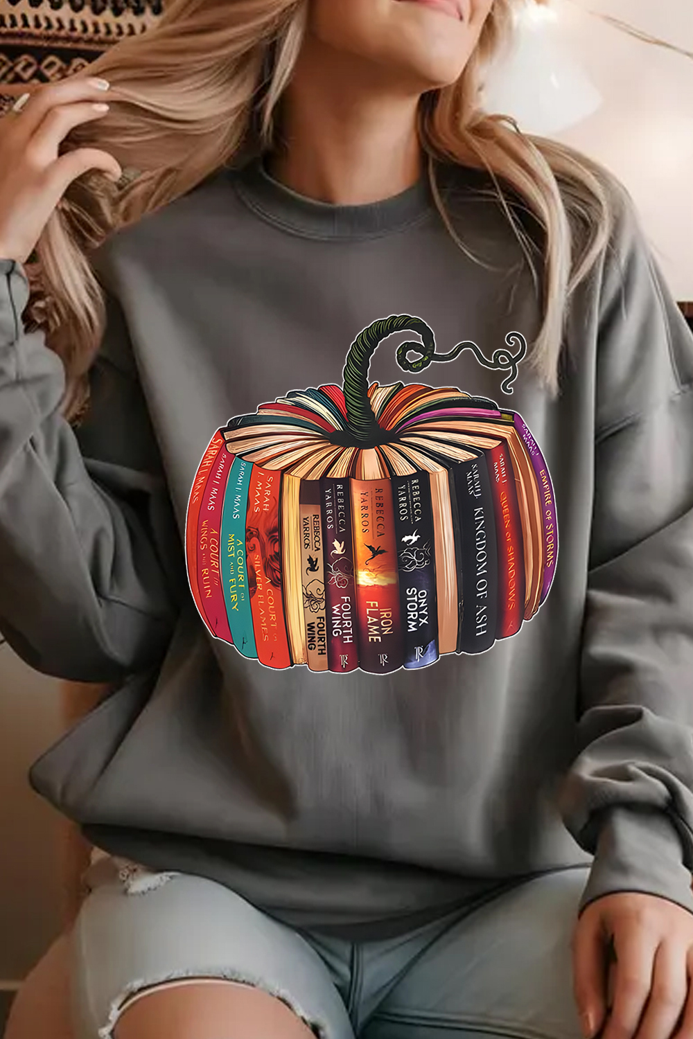 Halloween Acotar Fourthwing Sweatshirt