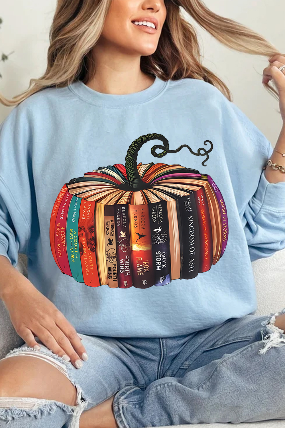 Halloween Acotar Fourthwing Sweatshirt