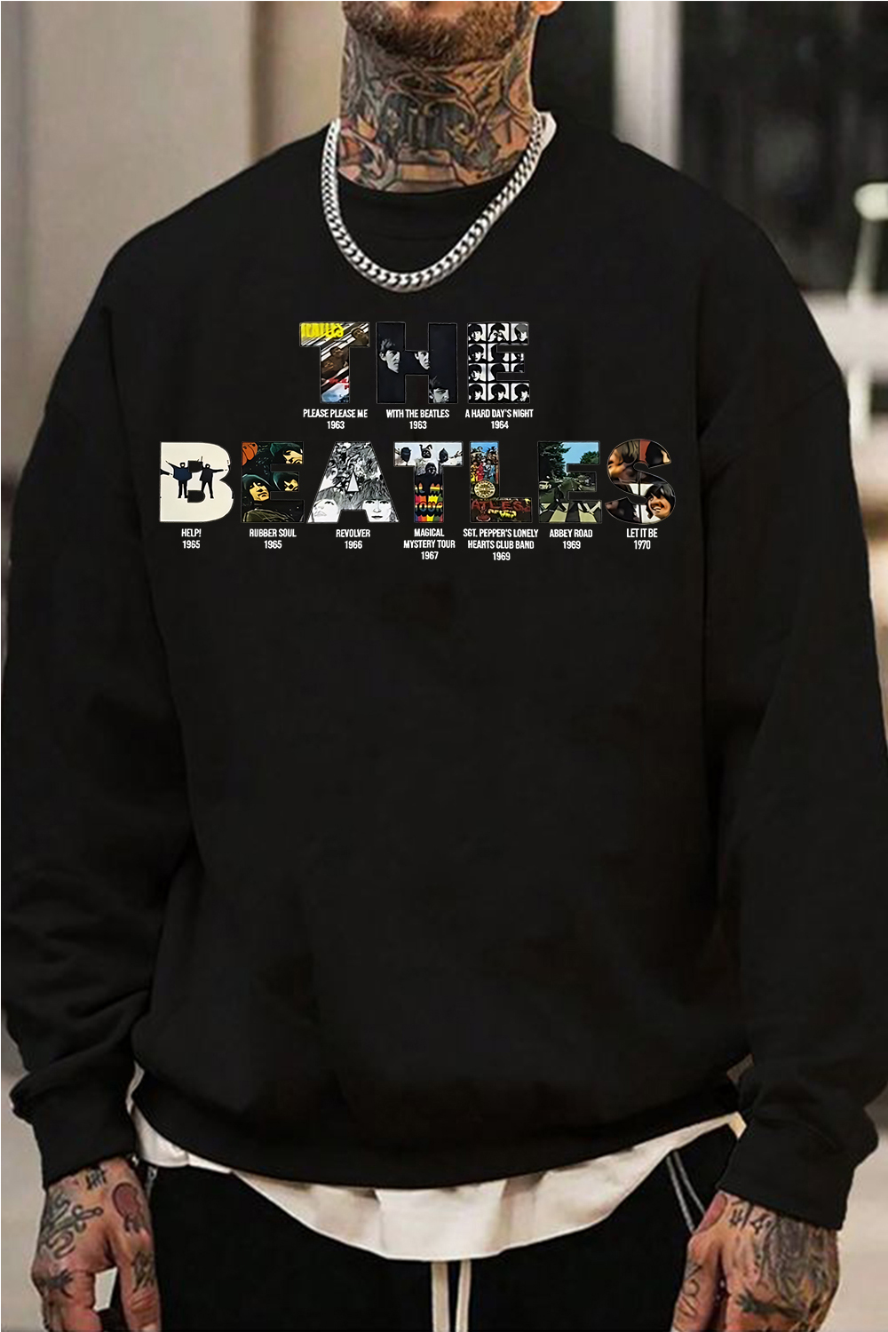 The Beatles Album men sweatshirt