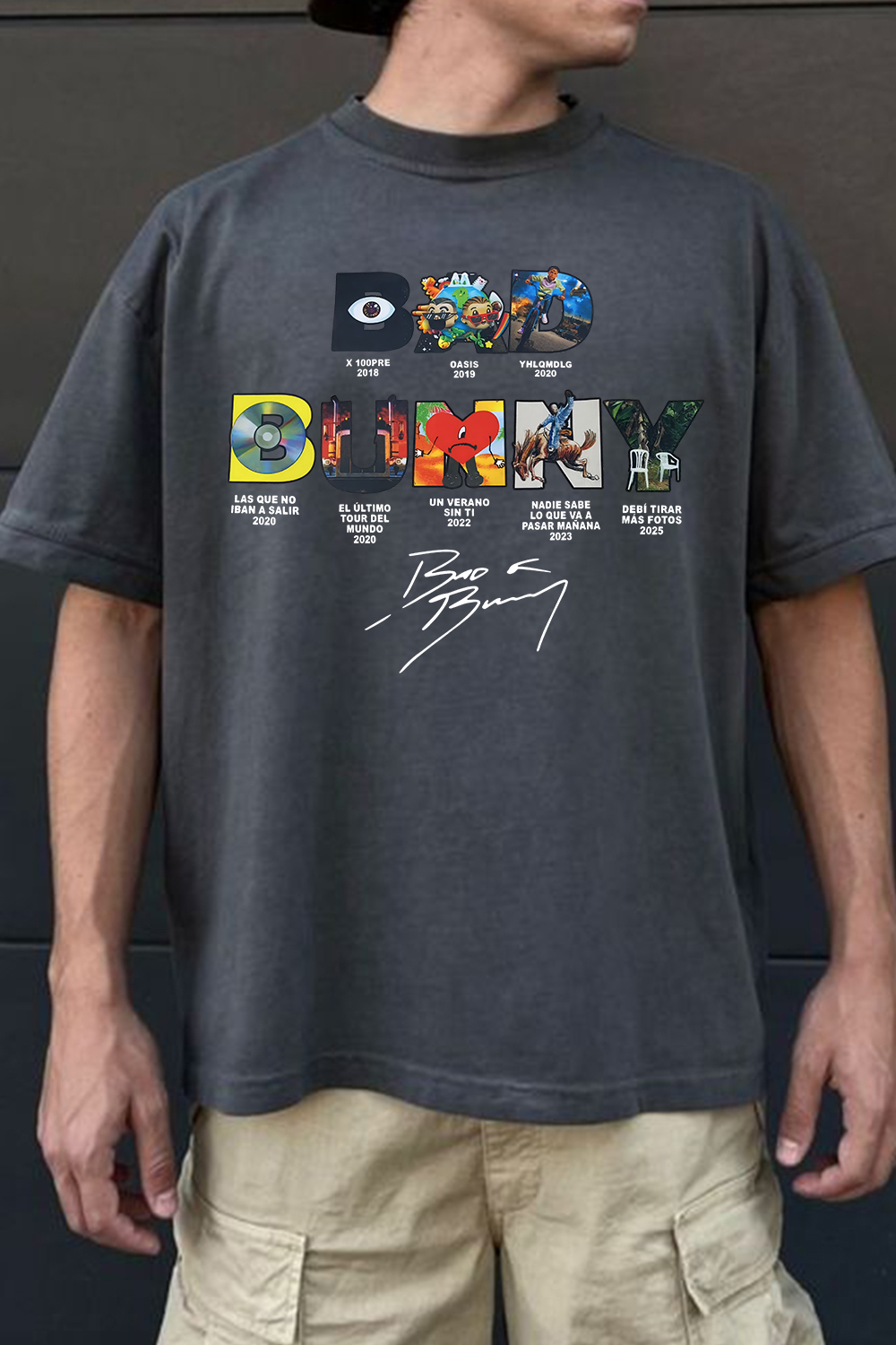 Bad Bunny Concert DTML Album tee For Men