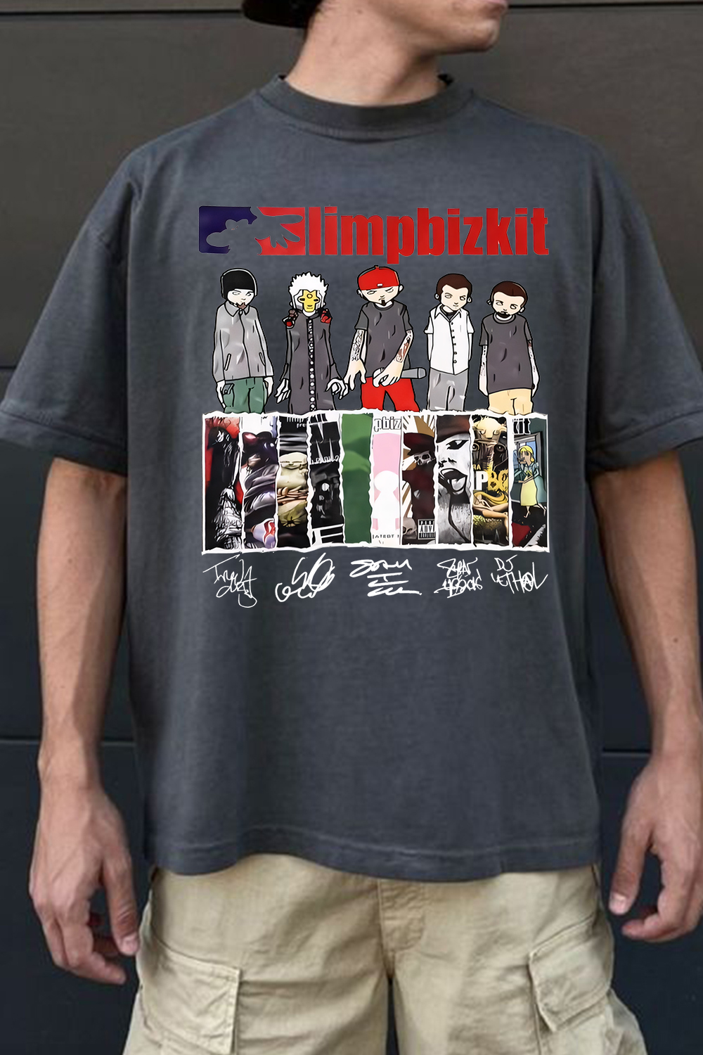 limpbizkitconcert printed Tee