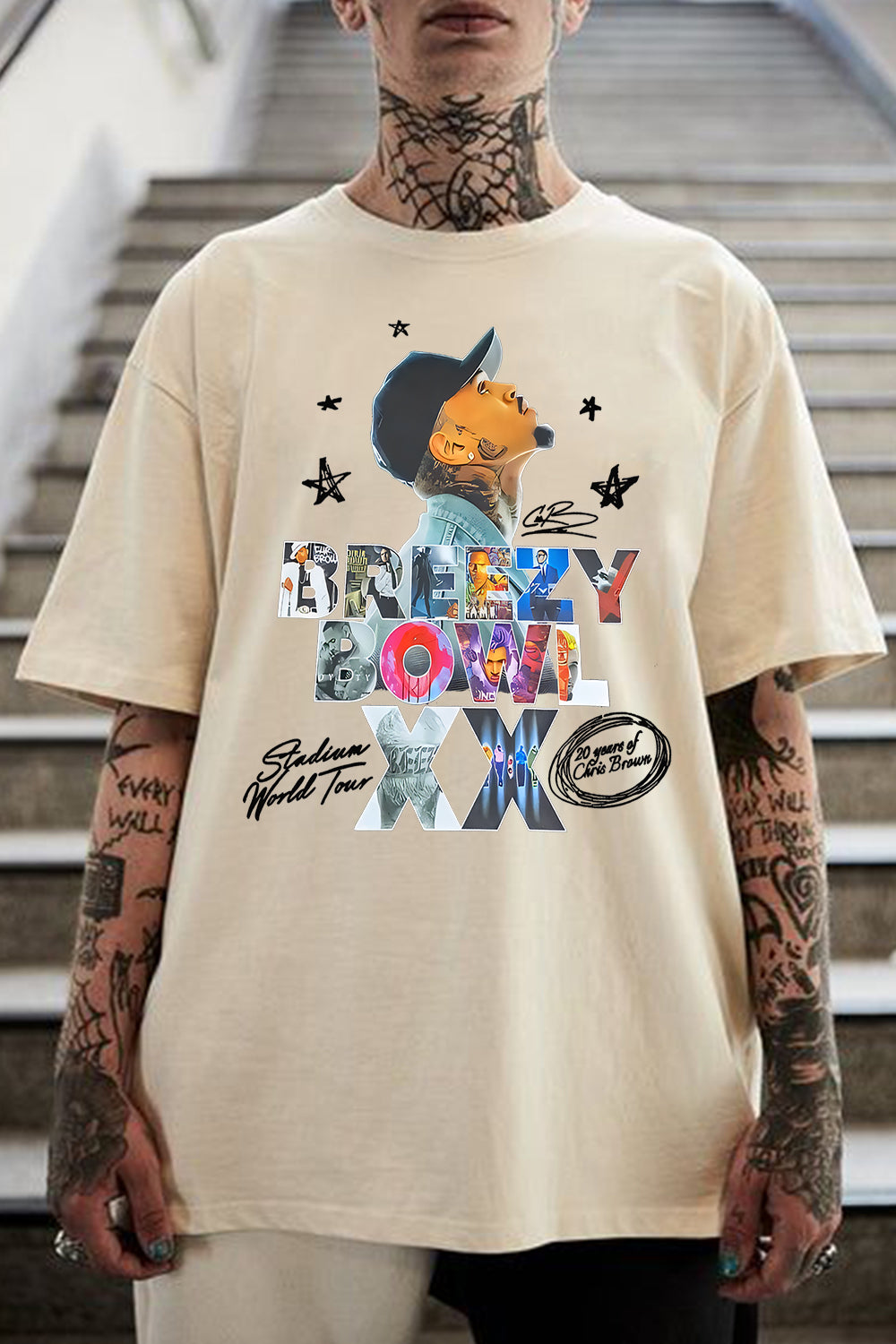 Breezy  Chrisbrown Special in 20th Anniversary T-shirts