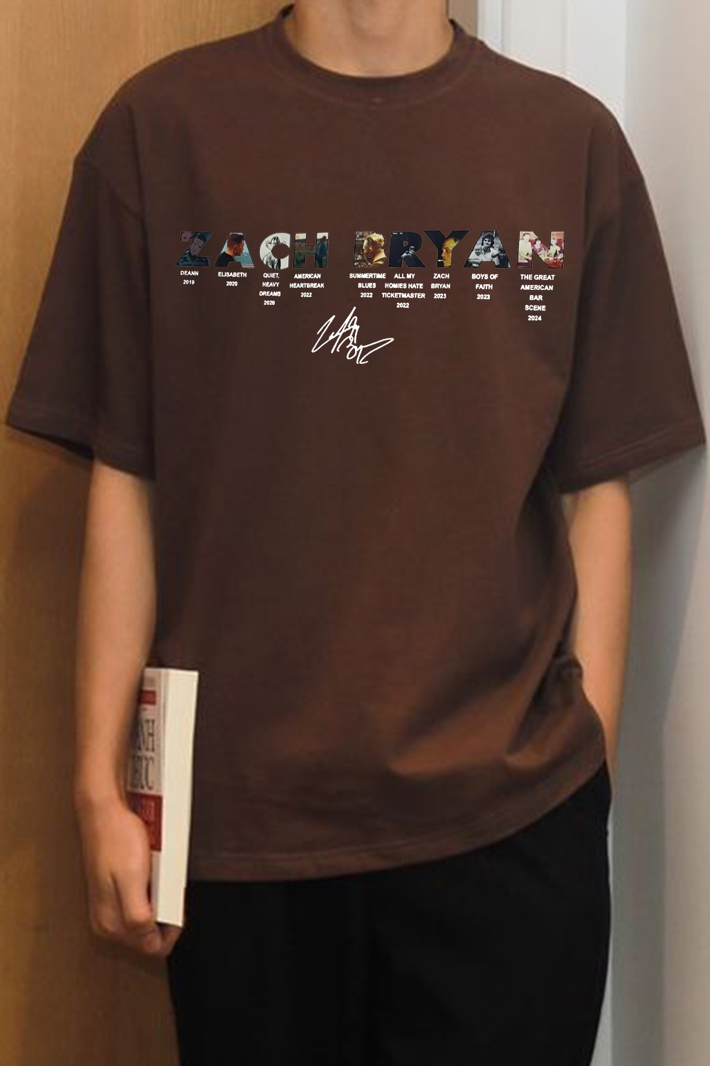 zachbryan short-sleeved men's shirt