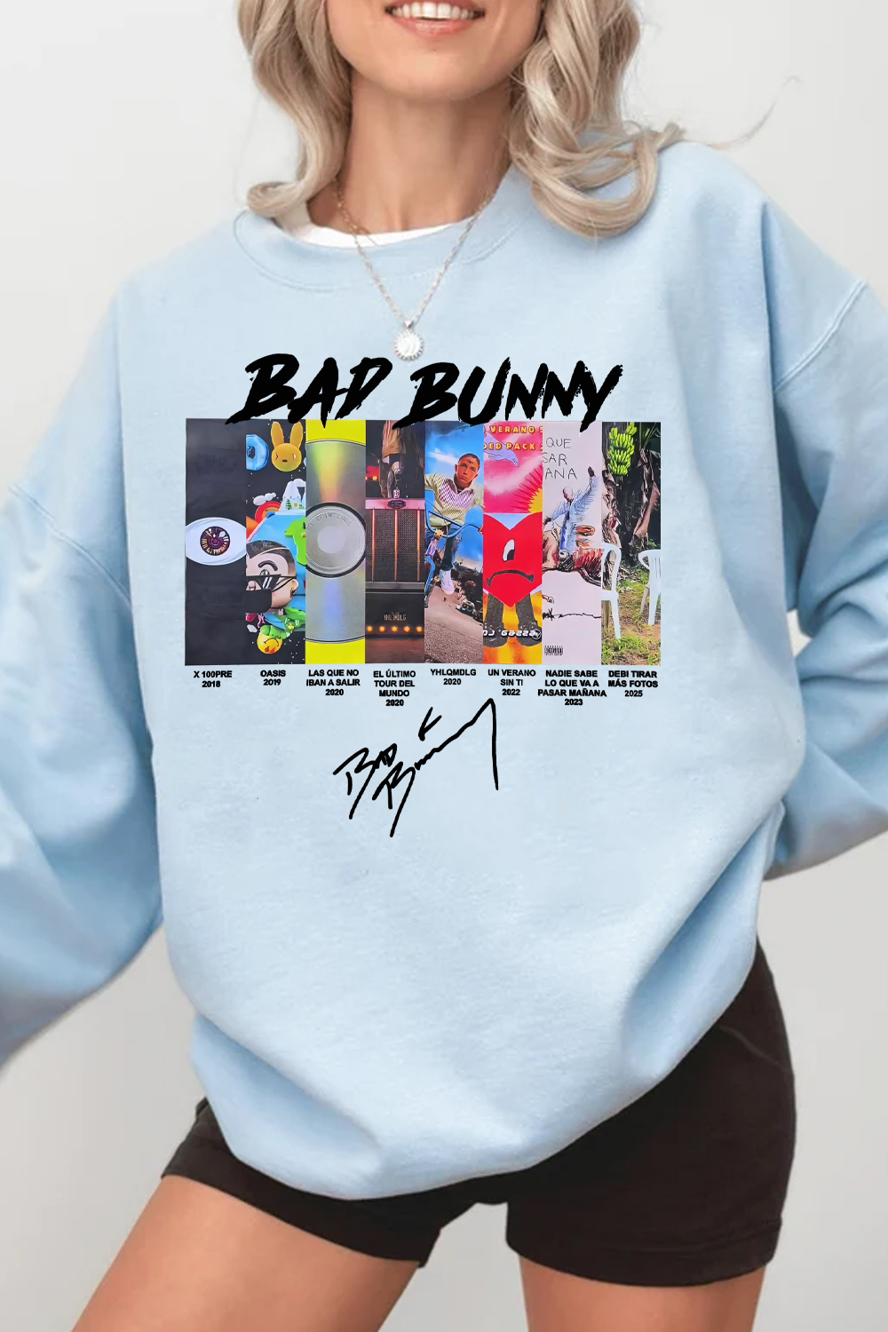 badbunny long sleeve sweatshirt