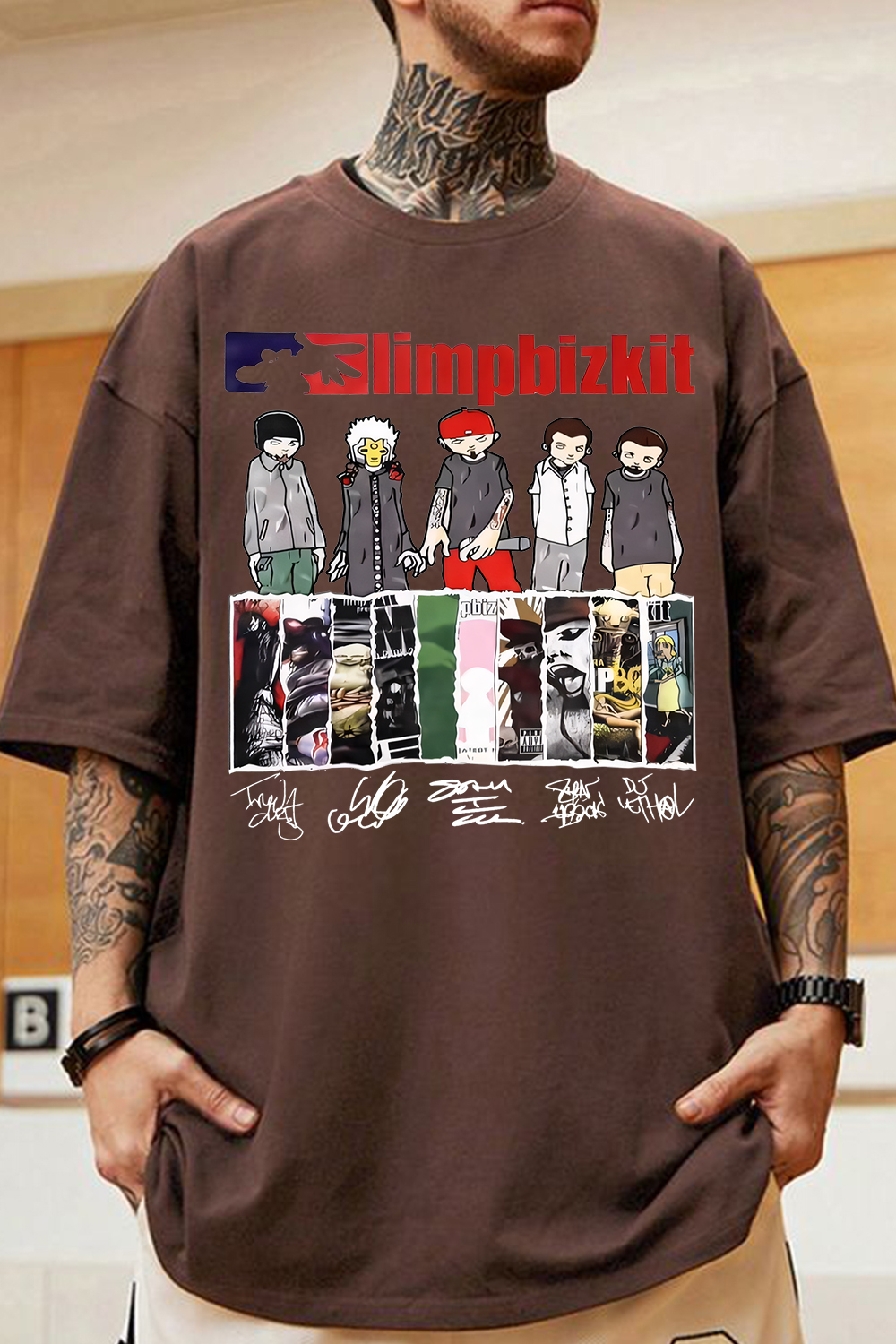 limpbizkitconcert printed Tee